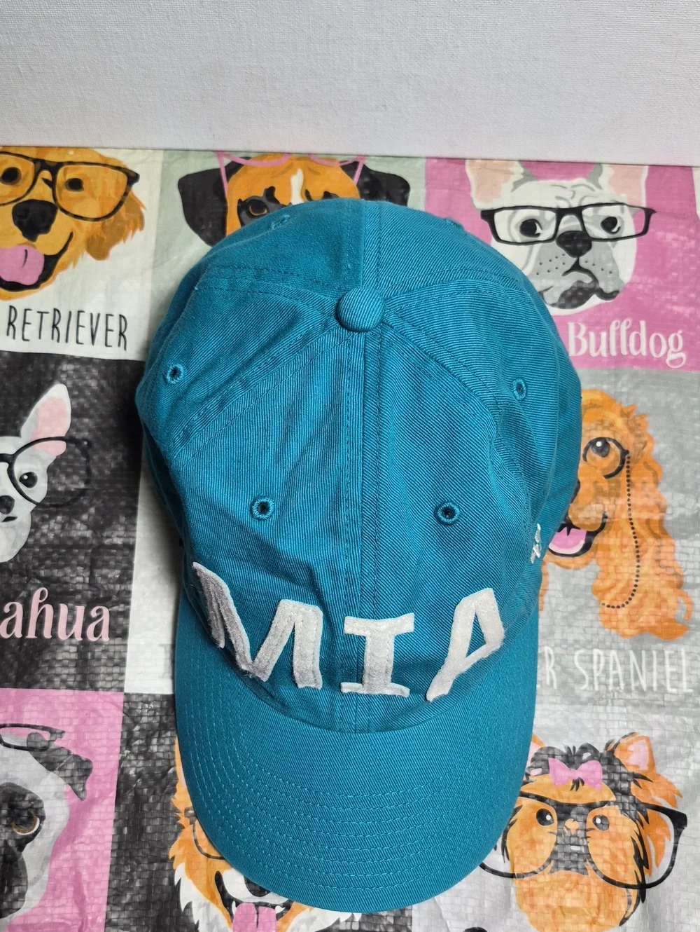 NEW ERA NFL  MIAMI DOLPHINS Relaxed Turquoise Baseball Cap, One Size Adjustable